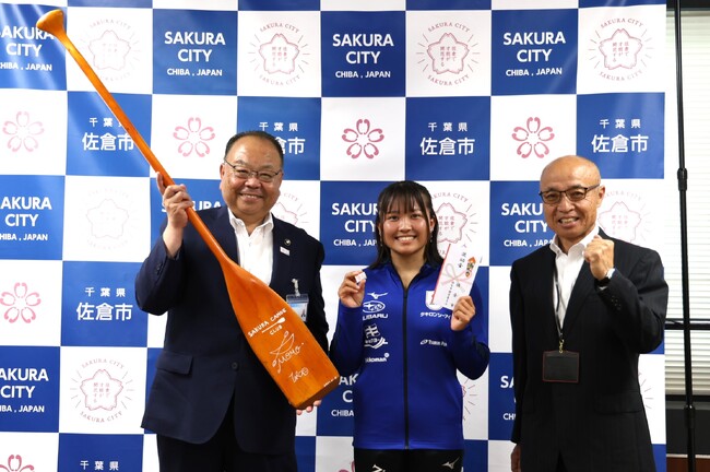 【千葉県佐倉市】目指せパリオリンピック！長洲百香選手がカヌースラローム・カヤッククロスの日本代表に選出