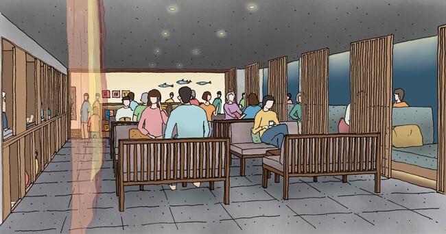 温泉と糀・発酵のテーマパークを目指して埼玉県神川町の「おふろcafe 白寿の湯」が6月にリニューアル！　回転式流しそうめんエリアや湯あがりラウンジを新設します。
