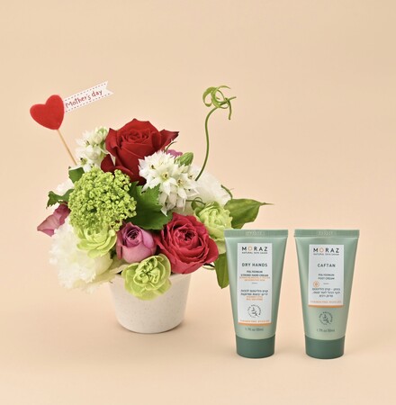 地域に愛され創業から60年以上続く、表参道のお花屋さん「HARADA FLORIST」×「MORAZ」の母の日 期間限定コラボセットが発売
