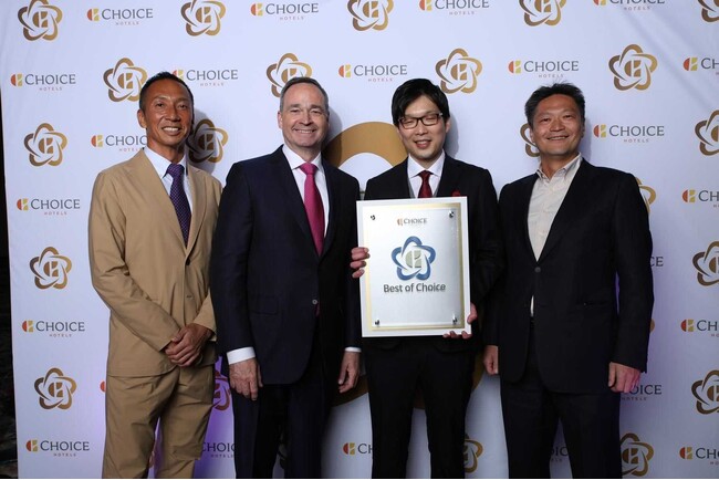 コンフォートホテル名古屋名駅南が「Best of Choice Award」受賞　世界45ヵ国以上7,400軒以上のチョイスホテルズ各ブランドから最も優れた１ホテルを表彰