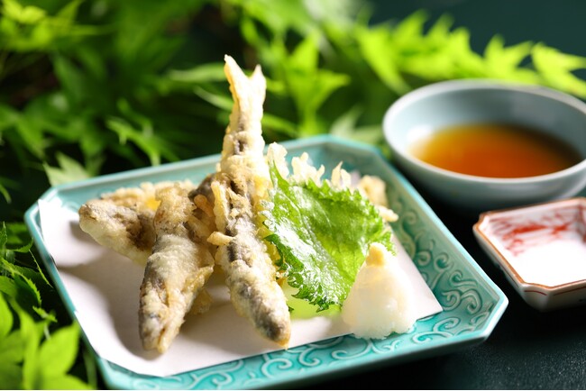 【湯河原温泉 海石榴】初夏の味覚「稚鮎」を堪能しませんか?