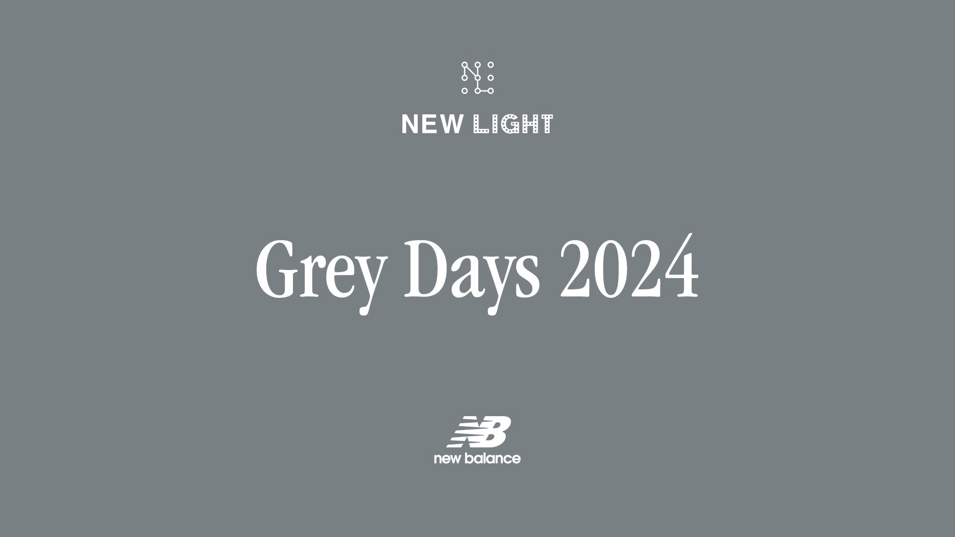 【New Balance Grey Days ポップアップ】ニューバランスの伝統を祝した「Grey Days」にちなんだグレーカラーのメニューをミヤシタパーク・ニューライトにて5/10～限定発売