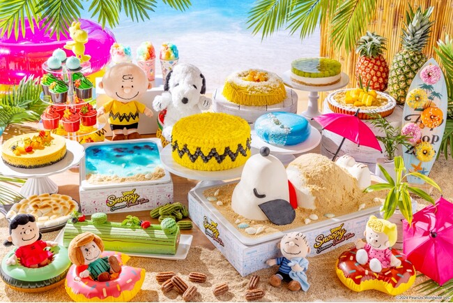 夏のスイーツビュッフェ「Snoopy Summer Beach Time」5月16日（木）から開催　スヌーピーと仲間たちがビーチで過ごすバカンスの様子を表現したメニュー詳細発表