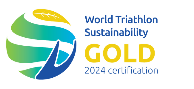 ワールドトライアスロンシリーズ/パラシリーズ（2024/横浜）World Triathlonから「GOLD」のサスティナビリティ認証を受賞！
