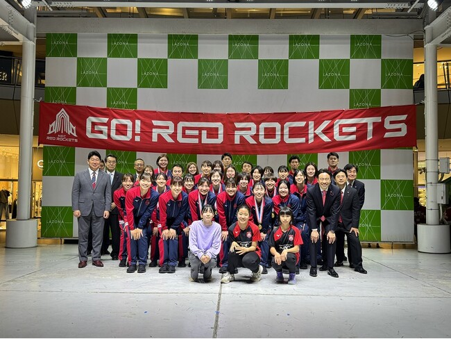 川崎市主催による『優勝報告会』を開催【NECレッドロケッツ／バレーボール】