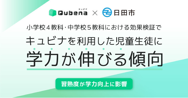 株式会社COMPASS 慶應義塾大学SFC研究所と連携し、大分県日田市における「キュビナ」の活用と学力への影響について効果検証を実施・結果を発表