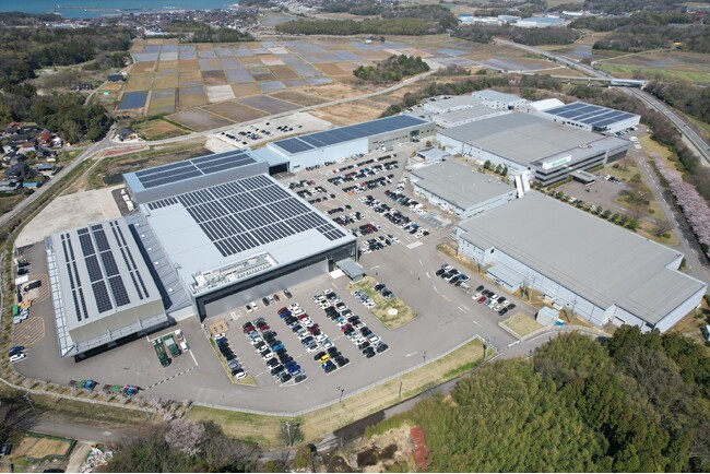 「工作機械」「産業機械」「食品機械」製造の国内拠点　加賀事業所の太陽光発電が年間発電量2500MWhを達成