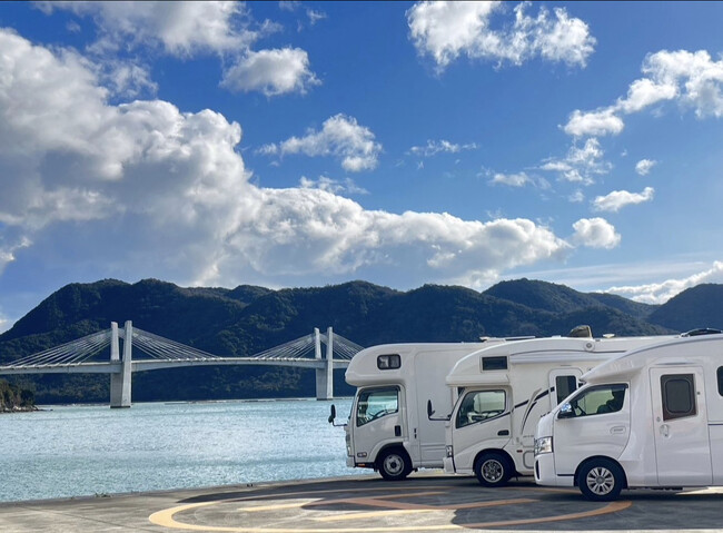 車中泊の旅をより快適にする“RVパーク” 14施設が新規認定！瀬戸内海に面する絶好ロケーションの「RVパーク 優　活(ゆうかつ)」などオープン！