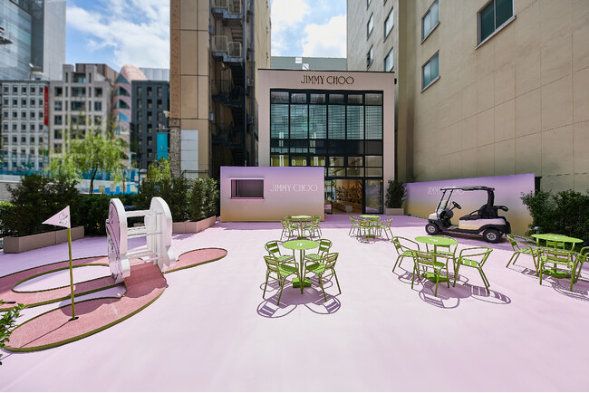 JIMMY CHOO GINZA CONCEPT STOREに ポップアップ ガーデンがオープン