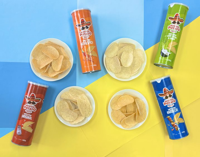 一度食べたら止まらない！おやつやおつまみにもぴったりなポテトチップス「ミスターポテト」シリーズ4品を2024年5月27日（月）より新発売いたします。