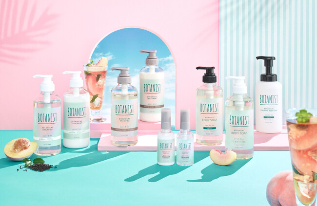 BOTANIST「フレグランスコレション」第二弾！国産ピーチ*の実と葉のエキス配合『#想像以上にアイスピーチティー！？』夏限定の香りが5月23日に新発売