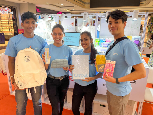 インドで初となるコクヨ文具のPOP UP SHOPを実施しました