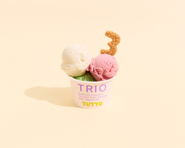 TRIO展×TUTTOコラボジェラートがTRIO CAFEにて販売開始！