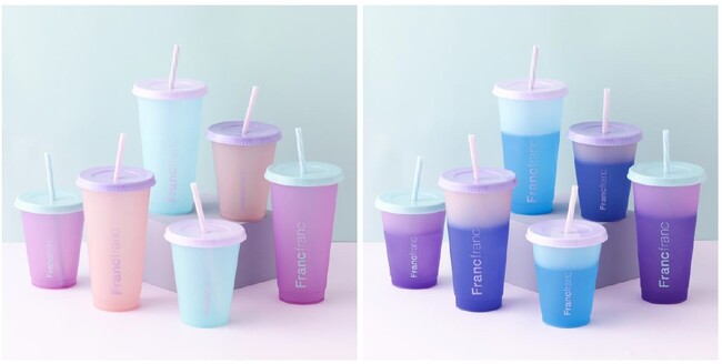 夏をフォトジェニックに楽しめるカラーチェンジタンブラーや新作ガラスウェアを 5 月16 日（木）より発売