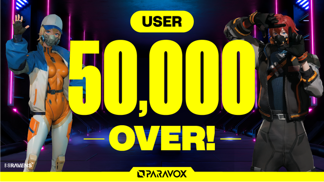 ハイスピードTPS「PARAVOX」のユーザー数が50,000人を突破!