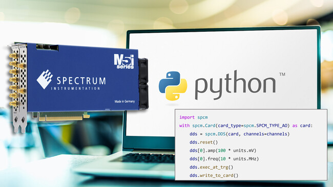 デジタイザ及び信号発生器用の高レベルなオブジェクト指向Pythonパッケージを提供開始