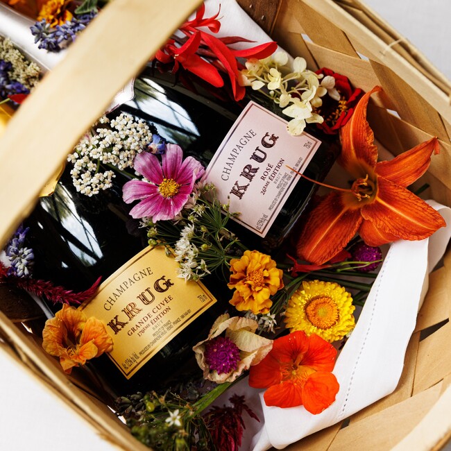 クリュッグ×単一食材 プログラム 2024年のテーマは「KRUG×FLOWER」