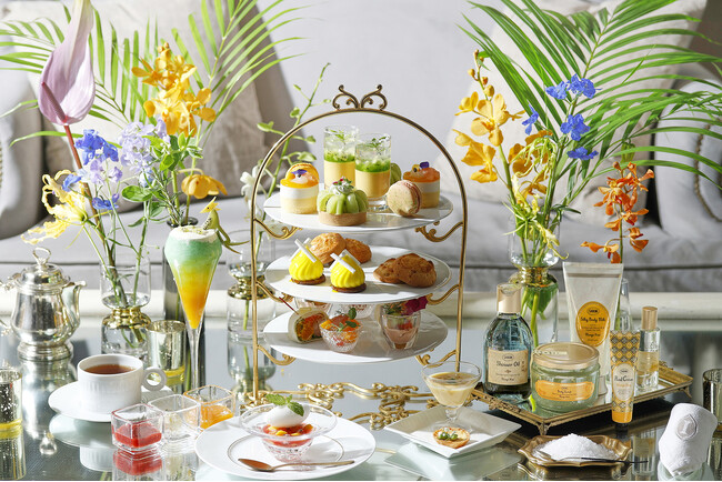トロピカルパラダイスアフタヌーンティー with SABON マンゴー・キウイ コレクション