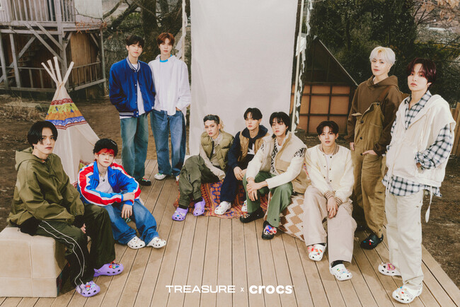 Crocs(TM)︎ブランドアンバサダーに就任したグローバルボーイズグループ”TREASURE”を起用したキャンペーンが2024年5月17日（金）よりスタート