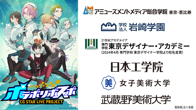 バンダイナムコアミューズメントのオリジナルIP　「ポラポリポスポ」を活用した産学連携プロジェクトを開始 「クリエイター職業体験プログラム」を提供