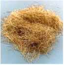 スリムクリート用鋼繊維(提供:大林組) (1) スリムクリート用鋼繊維(提供:大林組) (1)