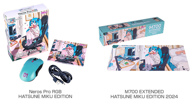 初音ミクとコラボレーションしたデザインを採用！Thermaltake社製ゲーミングマウスとゲーミングマウスパッドを発表
