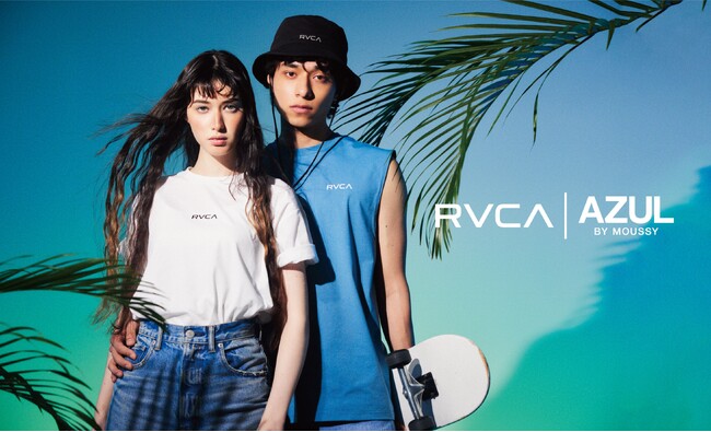 AZUL BY MOUSSYが毎年人気の「RVCA(ルーカ)」別注アイテムを5月22日(水)より発売開始！