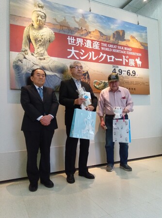 「世界遺産　大シルクロード展」入館者が３万人を超える