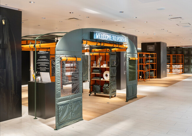 【PORTER】伊勢丹新宿店 本館2階 イセタン ザ・スペースにて、新しくなったTANKERの発売を記念したスペシャルプロモーションがはじまりました。
