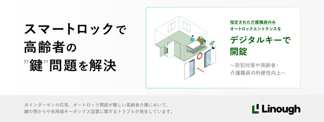 訪問介護業でスマートロック「NinjaEntrance」を初導入し、活用を促進