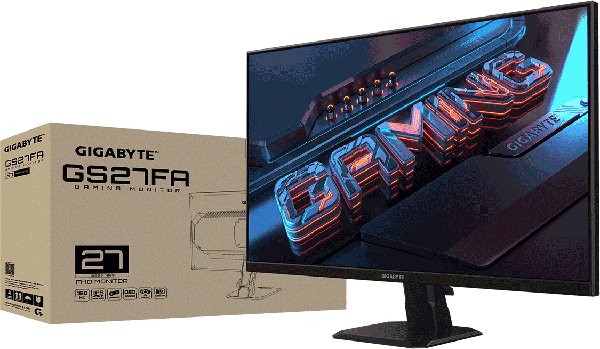 GIGABYTE、FHD解像度の27インチ 液晶ゲーミングモニター『GIGABYTE GS27FA』を発売