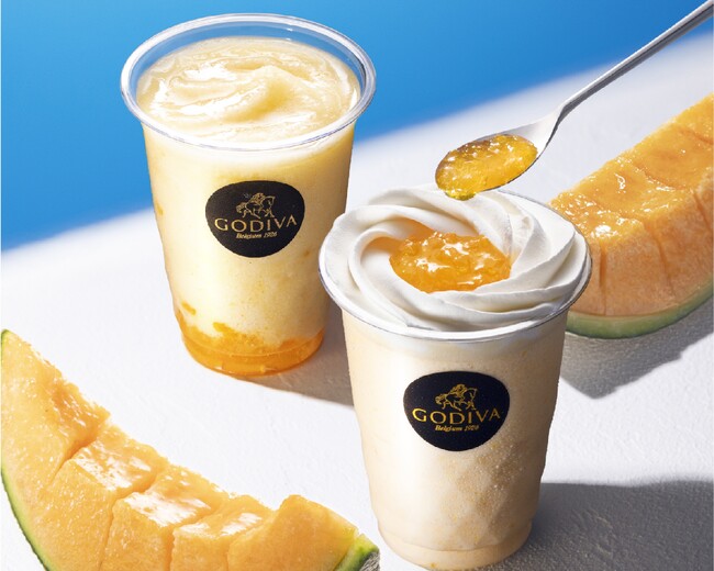 北海道産赤肉メロンを使用した夏季限定のドリンク2種類が新発売！「北海道メロン ショコリキサー」「カカオフルーツジュース 北海道メロン」