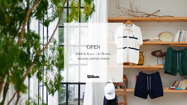 ウイルソン・スポーツウェアの期間限定POP-UP「WILSON LMITED TOKYO」をルミネ新宿 ルミネ1にて6月6日(木)よりオープン