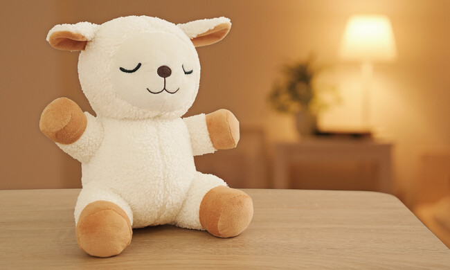 やさしい声と音楽で快眠習慣♪「すやすやメェちゃん」と一緒にぐっすりｚｚｚ。