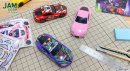 カスタムシール付きのミニカー『FUNBOO』