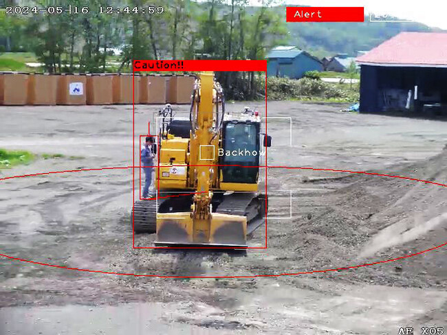 アーキット合同会社、植村建設株式会社と日本初の「重機の自動追尾AI（仮）」を搭載した、「ショベルカーの接近警報AI(仮)」を共同開発