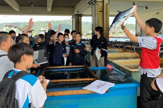 【初開催】浦安市の私立中学校約130名の生徒が”漁港のお仕事”を体験　子どもの生きる力を育む体験プログラム「いこーよスイッチ」が企画・開発