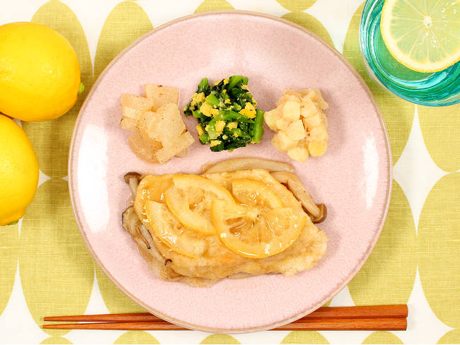 過去人気メニューが重量UPして復活！「白身魚のレモン餡」がナッシュから新発売