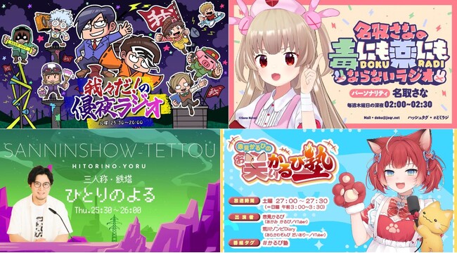 文化放送発・配信プラットフォーム「QloveR」グランドオープン1か月強で課金登録者2万人突破！「〇〇の主役は我々だ！」、「名取さな」、「三人称・鉄塔」「赤見かるび」など、有料チャンネルを展開中