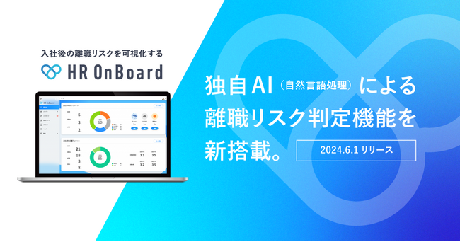 離職予防ツール『HR OnBoard』が新機能搭載！2024年6月1日（土）から、 AIによるフリーコメント自動判定システムの導入を開始。