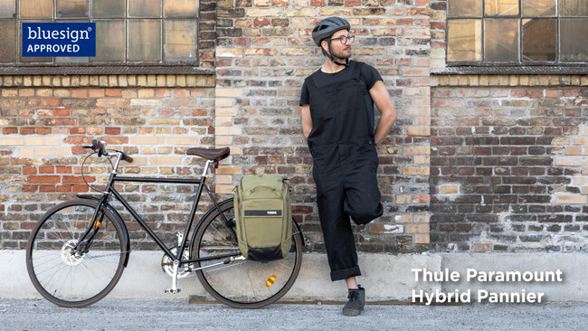 THULE、パニアバッグ兼バックパックで自転車通勤をエフォートレスにする、収納力に優れた【Thule Paramount Hybrid Pannier】新発売！（ブルーサイン認証素材）