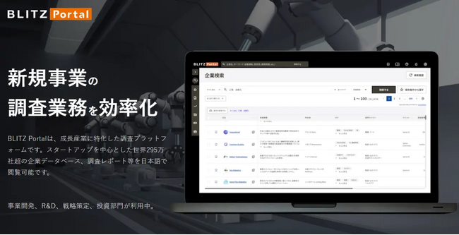 【プロダクトリニューアル】世界のスタートアップの資金調達動向が瞬時に分かる「ダッシュボード」機能を公開｜BLITZ Portal
