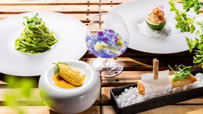 旬食材と夏の爽やかな彩りを楽しむ「和×イタリアン」！ライフスタイルホテル「THE LIVELY 福岡博多」にて夏季限定コースメニューが新登場