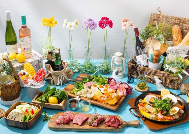 【京都高島屋】彩り鮮やかな前菜でフレンチBBQを満喫緑豊かなリラックス空間で日常にちょっとした癒しをお届け『ROOF TOP ビアガーデン』京都高島屋S.C.屋上にて、2024年6月5日（水）OPEN