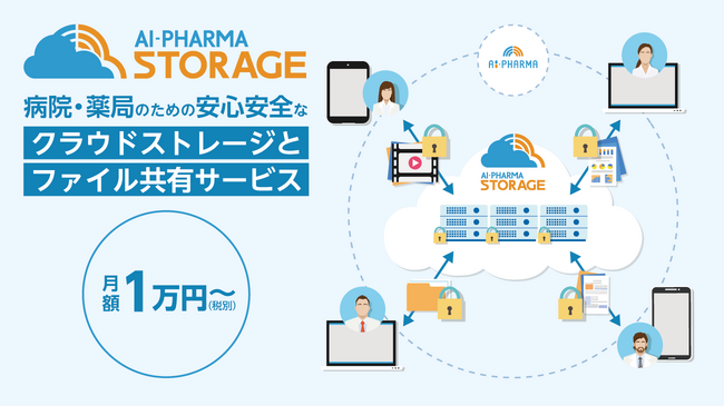 【医療施設のDXを支援】病院・薬局向けクラウド型ファイルストレージサービスを新規リリース！医薬品情報管理共有プラットフォーム『AI-PHARMA』に新搭載