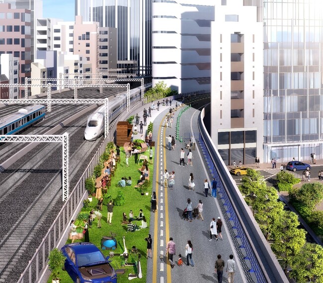 高速道路上での“未来の歩行者空間”を体感する「GINZA SKY WALK 2024」大成建設株式会社が出展する「モビリティエリア」の企画・運営に協力