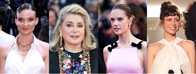 カトリーヌ・ドヌーヴやアレッサンドラ・アンブロジオ、セレステ・ダッラ・ポルタ、フィアメッタ・チコーニャなど多くのセレブがポメラートのジュエリーをまとい第77回カンヌ国際映画祭に登場