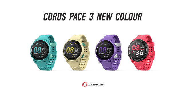 春夏にぴったり、COROS PACE 3新色が発売