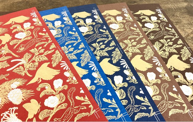 環境への配慮から生まれた紙ベースの真鍮転写箔「BLOCKING FOIL（ブロッキングホイル）」をテスト販売