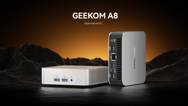 GEEKOM A8 AI パソコンは ￥100,000 以上で入手可能です。